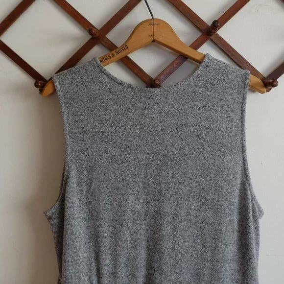 TORRID 3X SUPER SOFT PLUSH LIGHT GREY SURPLICE SKATER DRESS - Picture 12 of 12